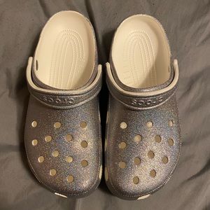 Glitter crocs